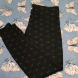 Nike Black Patterned Pants